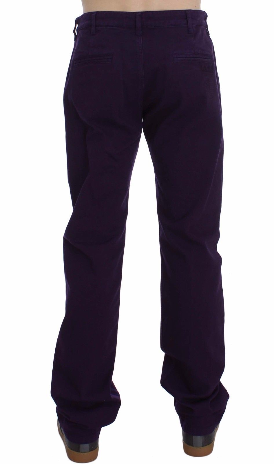 GF Ferre Lila Baumwolle Stretch Lila Fit Hose